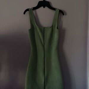 Popular Basics Backless Green Dress